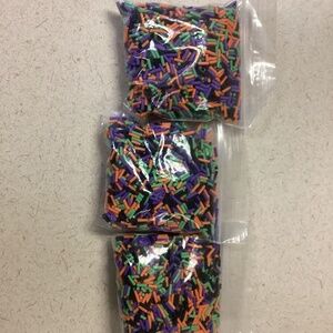 No Brand - Halloween Fake Colored Sprinkles Decorations - 3 oz. bag